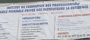 Institut de formation des professionnels (IFP) : Soutenance de la 4ème promotion de l’École normale privée des instituteurs La Référence