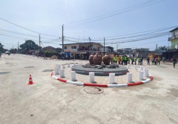 Réhabilitation de voiries : L’axe Nkembo-Ancienne gare-routière fait peau neuve.