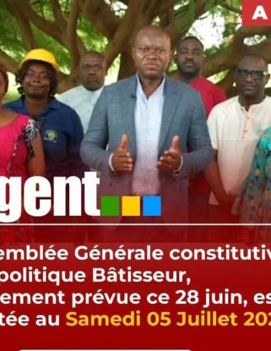 Création par Brice Clotaire Oligui Nguema de l’Union des bâtisseurs : Une annonce qui fait débat au vu de l’interprétation de l’article 82 du code électoral