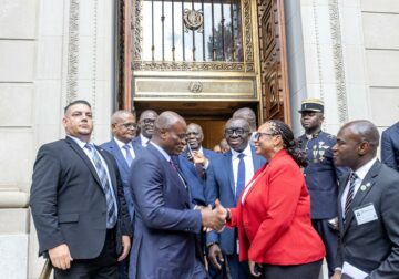 Washington (USA) : Le Chef de l’État gabonais rencontre des investisseurs américains à la Chambre de Commerce des États-Unis