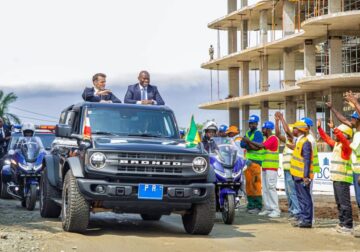 Gabon : Oligui fait visiter à Macron quelques chantiers d’envergure en cours à Libreville