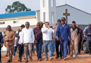 Brice Clotaire Oligui Nguema en visite de chantiers à Oyem : l’accélération des projets structurants pour le Woleu-Ntem.